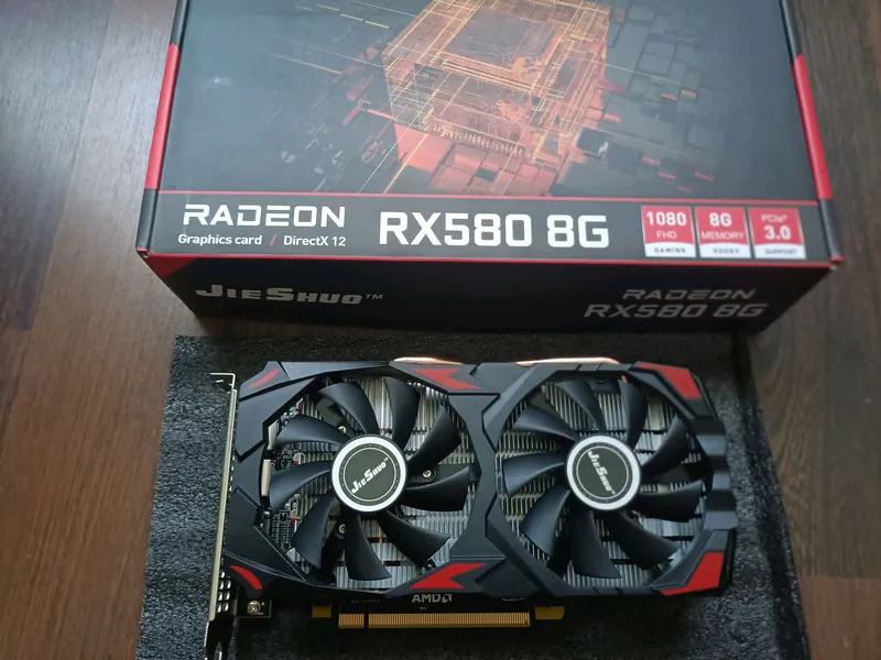 Видеокарта AMD Radeon RX580 8G 
GDDR5
