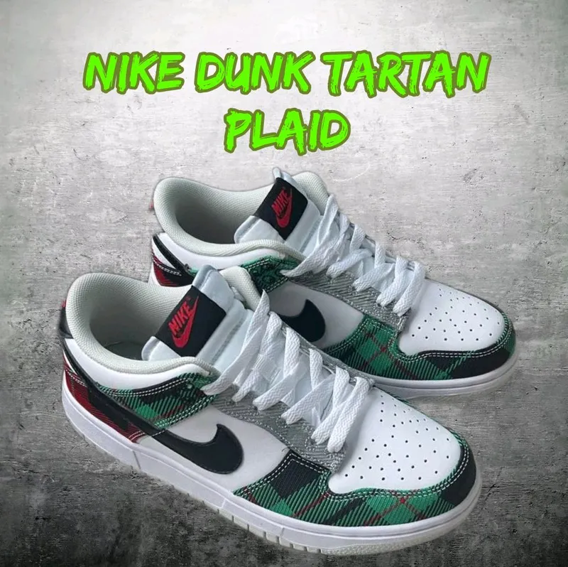 Кромівки Nike Dunk Tartan Plaid