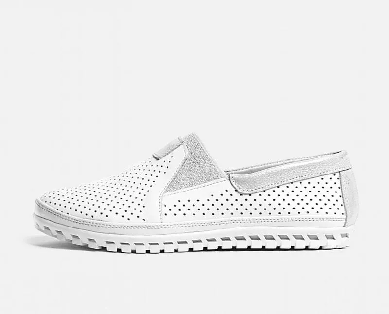 Мокасины кожаные villomi