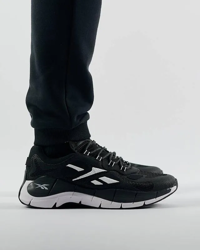 Мужские кроссовки reebok zig kinetica || black white