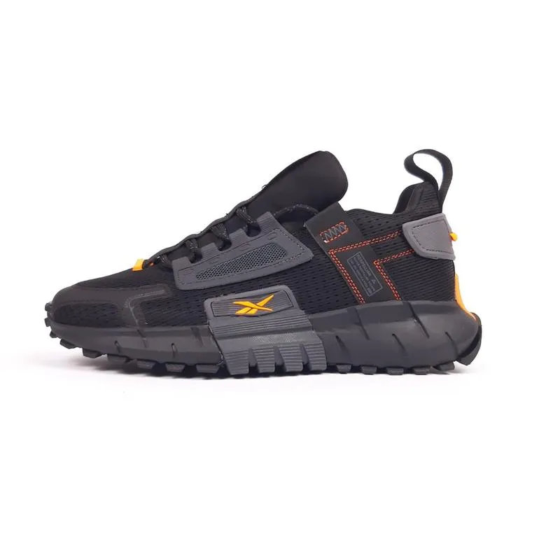 Reebok zig kinetica edge черные с оранжевым кроссовки мужские ...