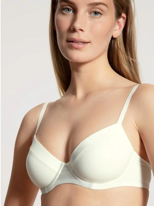 Базовый гладкий невидимый хлопковый бюстгальтер люксового брен...