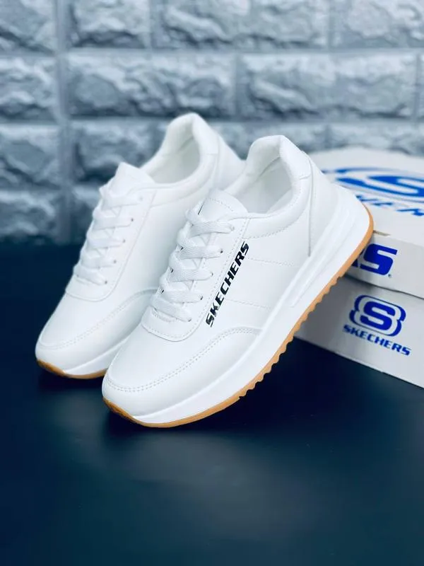 Женские кроссовки sketchers белые кроссовки