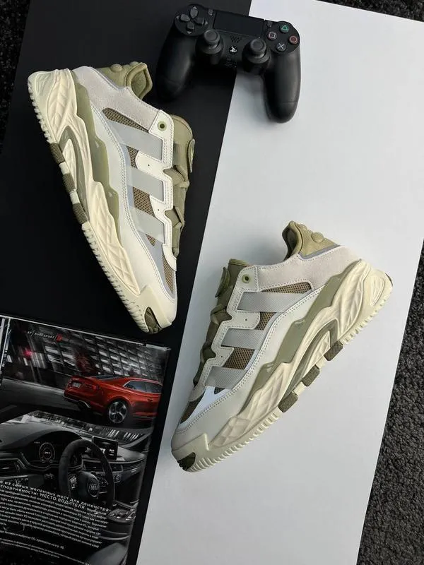 Мужские кроссовки adidas originals niteball prm beige olive