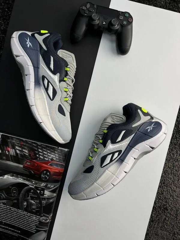 Мужские кроссовки reebok zig kinetica <unk> grey navy