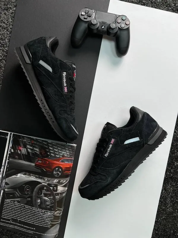 Мужские кроссовки reebok classic m all black