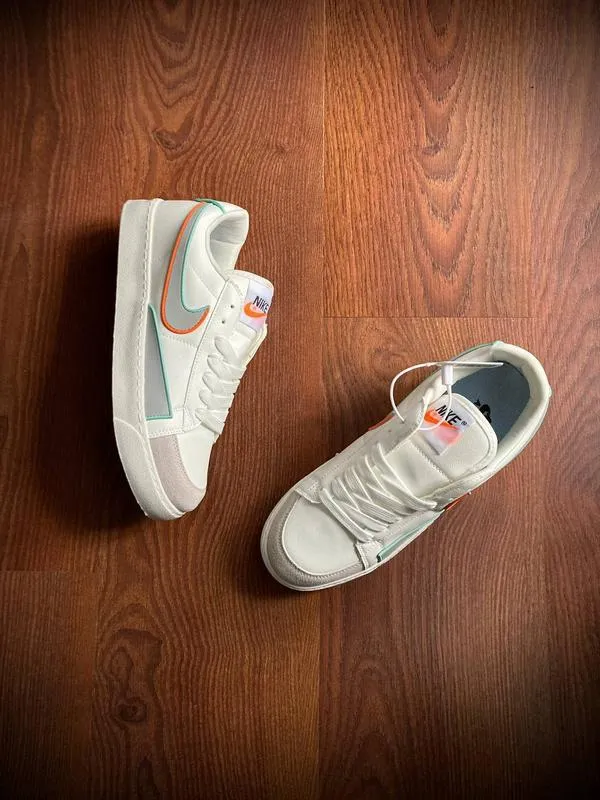 Кроссовки мужские nike blazer white & gray