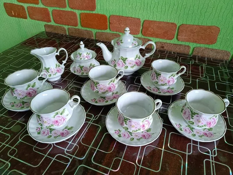Чайный фарфоровый сервиз коростень korosten porcelain