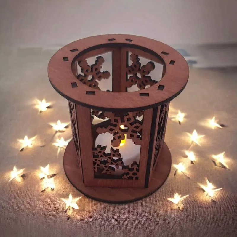 Новогодний декоративный светильник ночник 