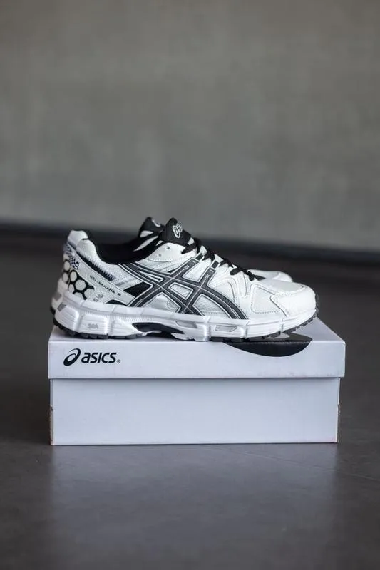 Кроссовки asics gel-kahana 8 white/black <unk> крутые кр...
