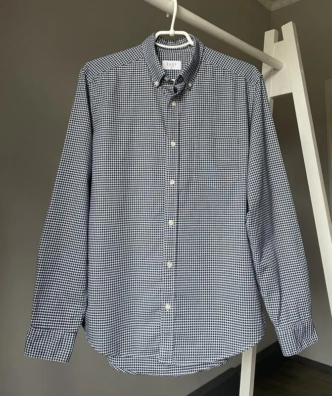 Чоловіча сорочка бавовняна в клітинку/мужская рубашка  хлопков...