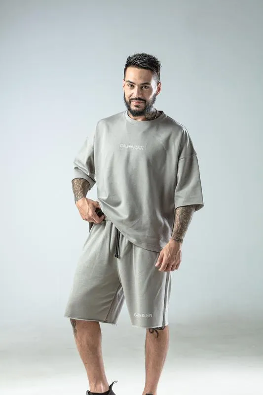 Мужской спортивный костюм шорты + футболка оверсайз