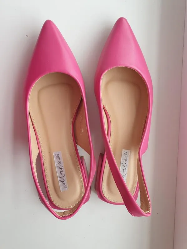 Розовые балетки. розовые туфли