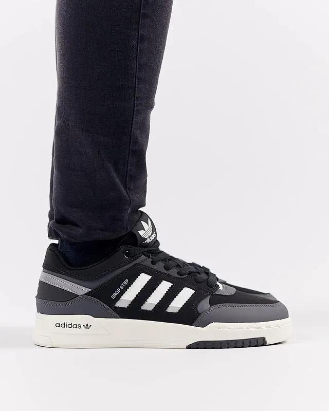 Демисезон adidas originals drop step gray black