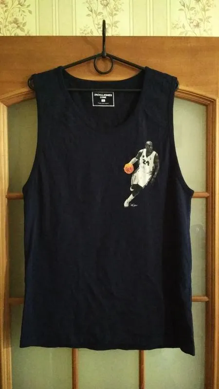 Мужская баскетбольная майка nba kobe bryant 24 mamba (m-l) оче...