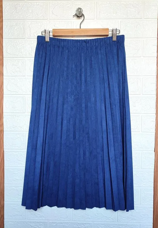 Юбка в складку плиссе велюр от zara ☘️ наш 44-46рр
