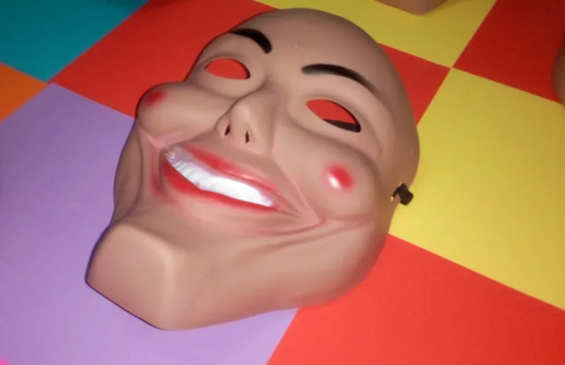 ЖЕНСКАЯ Карнавальная Пластиковая маска на хэллоуин праздник