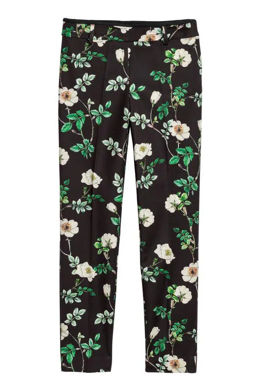 Брюки h&m из эластичной ткани, р.40евр.