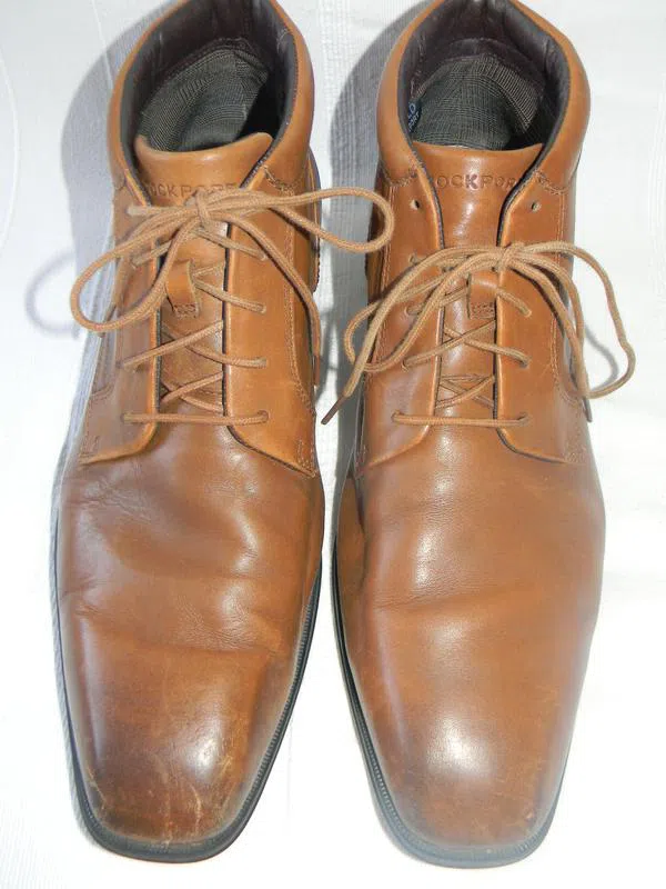 Мужские кожаные ботинки rockport р.44 дл.ст 29см