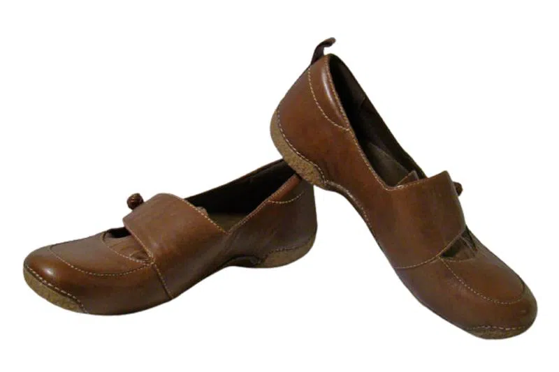 Туфли женские кожаные коричневые clarks