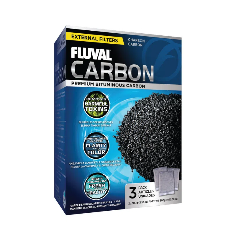 Hagen Fluval Carbon активированный уголь, 3х100г